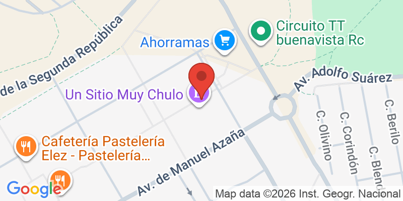 Mapa de la ubicación de Un Sitio Muy Chulo