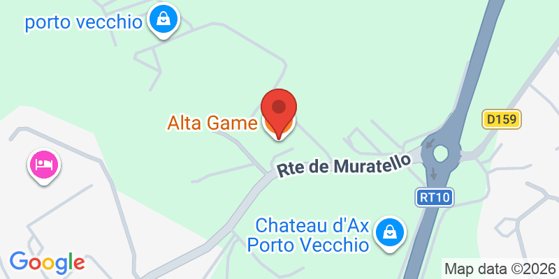 Mapa de la ubicación de Alta Game