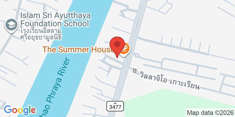 Mapa de la ubicación de The Summer House Ayutthaya