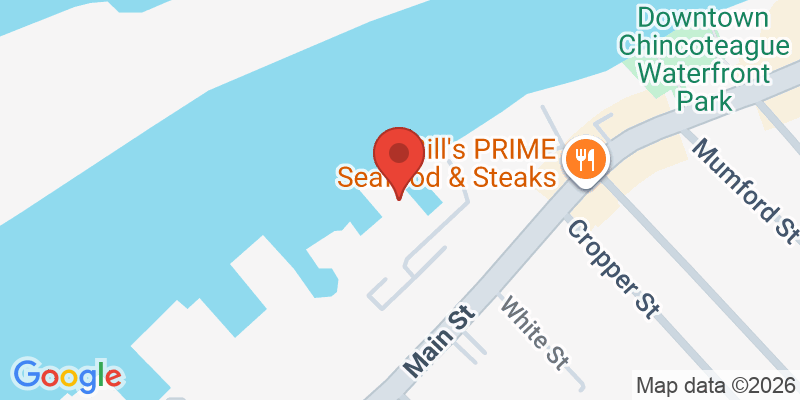 Mapa de la ubicación de Ropewalk Restaurant - Chincoteague