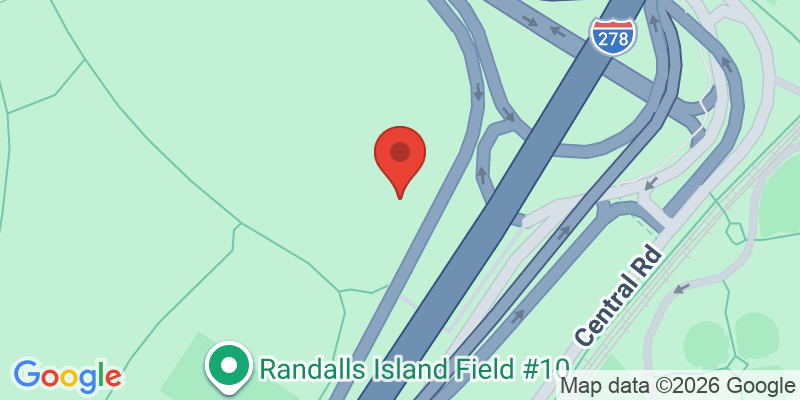 Mapa de la ubicación de Randall's Island Park