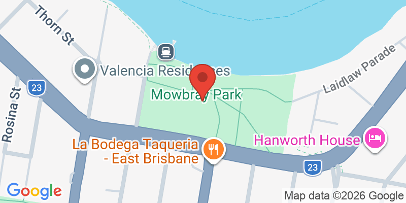 Mapa de la ubicación de Mowbray Park