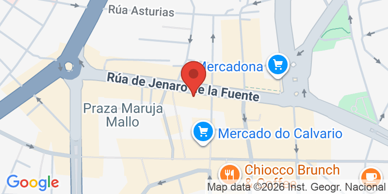 Mapa de la ubicación de A Pita Cega