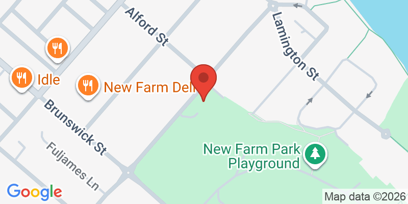 Mapa de la ubicación de New Farm Library