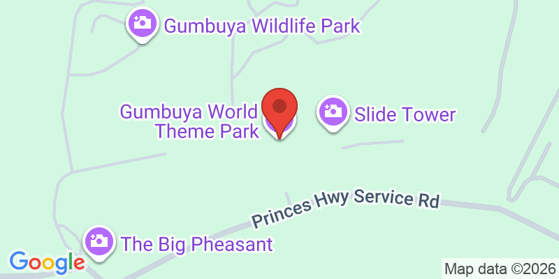 Mapa de la ubicación de Gumbuya World Theme Park