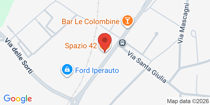 Mapa de la ubicación de Spazio 42 Bar