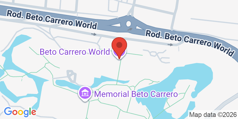 Mapa de la ubicación de Beto Carrero World