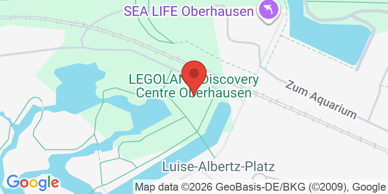 Mapa de la ubicación de LEGOLAND Discovery Centre Oberhausen