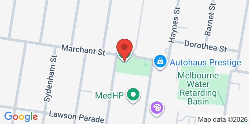 Mapa de la ubicación de Highland Avenue Playground