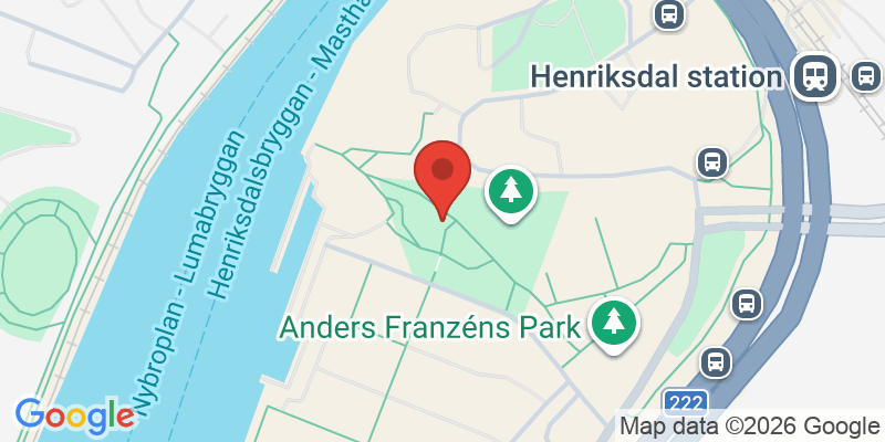 Mapa de la ubicación de Anders Franzens Park