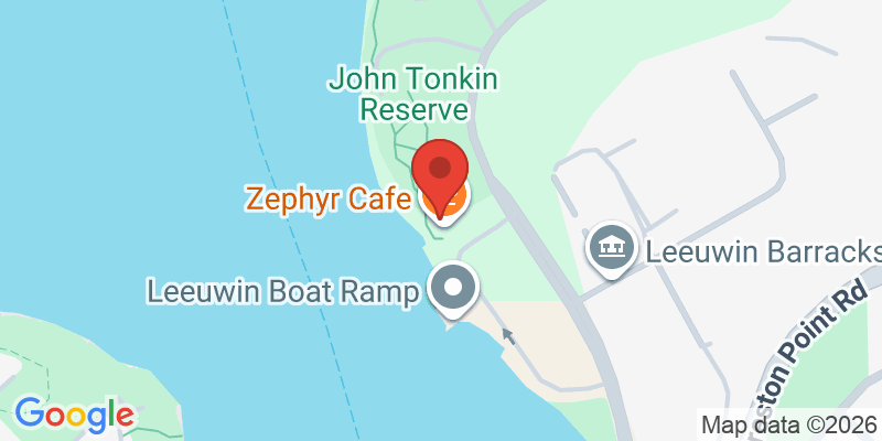 Mapa de la ubicación de Zephyr Cafe