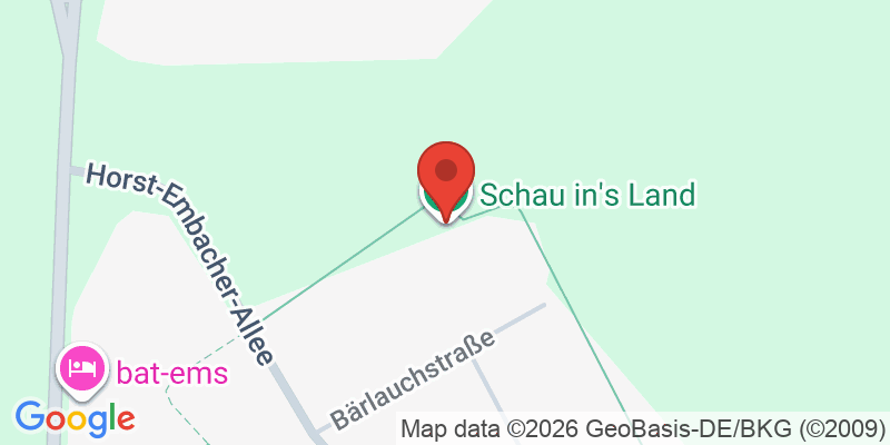 Mapa de la ubicación de Schau in's Land
