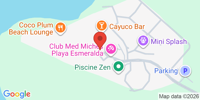 Mapa de la ubicación de Club Med Playa Esmeralda
