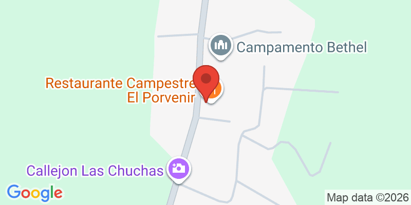 Mapa de la ubicación de Restaurante El Porvenir