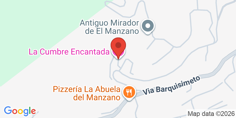 Mapa de la ubicación de La Cumbre Encantada
