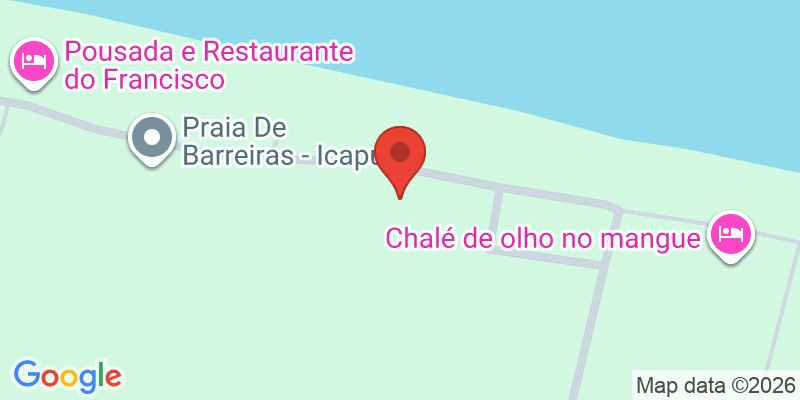 Mapa de la ubicación de Pousada Amor a Mar