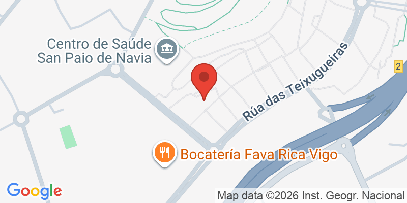 Mapa de la ubicación de Parque infantil Teixugueiras 30