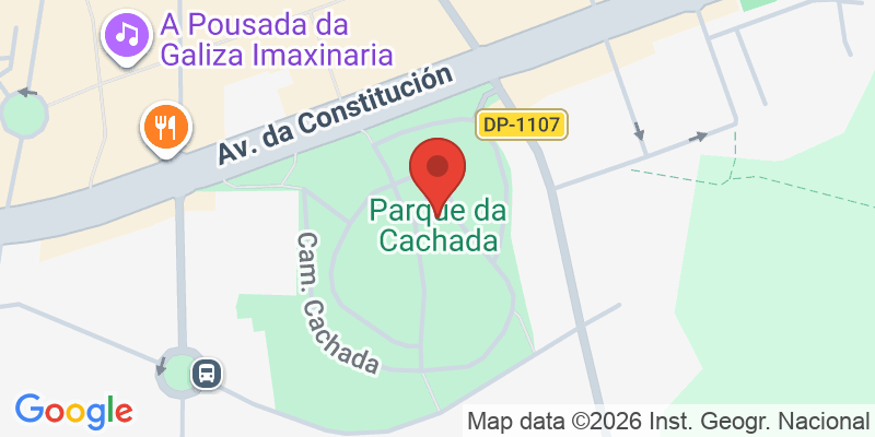 Mapa de la ubicación de Parque da Cachada