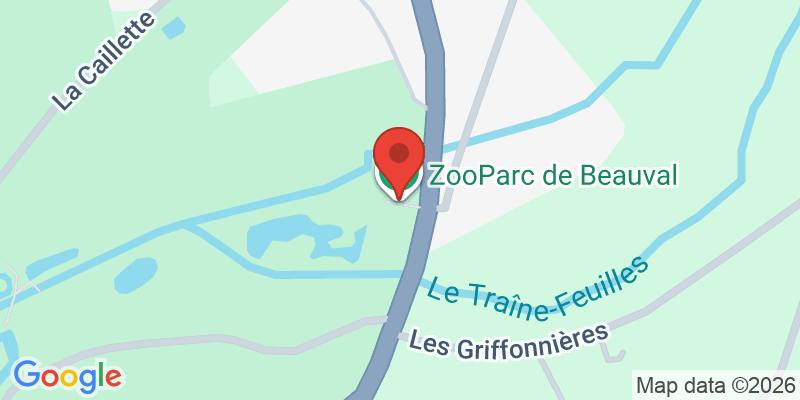 Mapa de la ubicación de ZooParc de Beauval