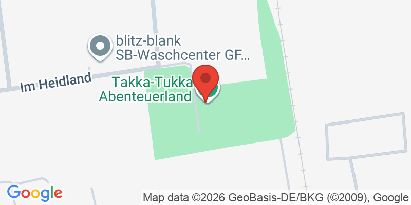 Mapa de la ubicación de Takka Tukka Abenteuerland