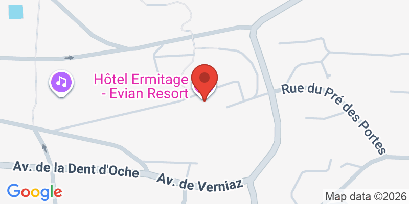 Mapa de la ubicación de Hôtel Ermitage . Evian Resort