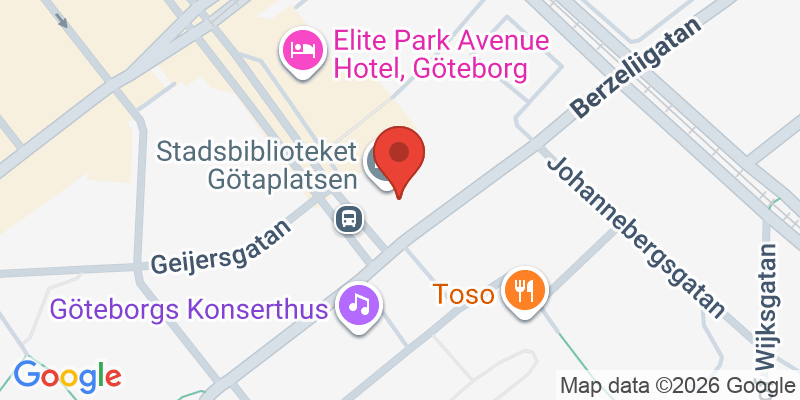 Mapa de la ubicación de City ​​Library