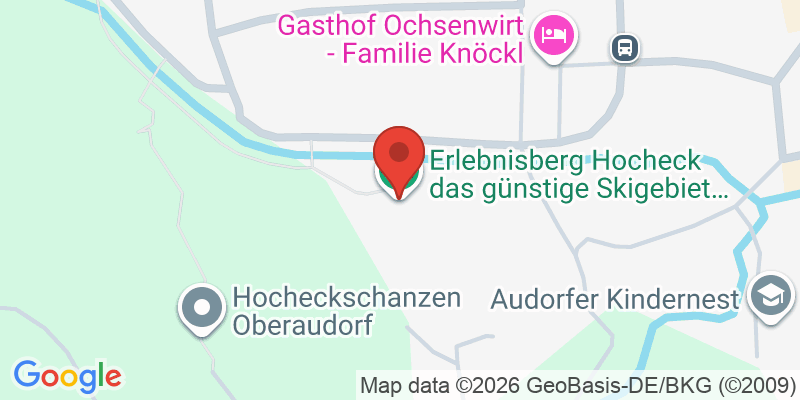 Mapa de la ubicación de Adventure Mountain Hocheck (Oberaudorf)