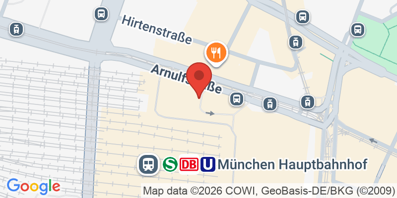 Mapa de la ubicación de Kindermuseum München