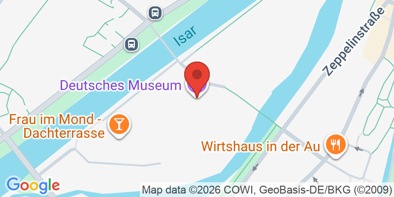 Mapa de la ubicación de Deutsches Museum
