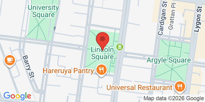 Mapa de la ubicación de Lincoln Square