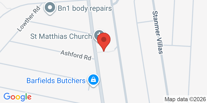 Mapa de la ubicación de St Matthias Play Cafe