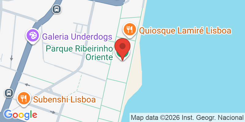Mapa de la ubicación de Parque Ribeirinho Oriente