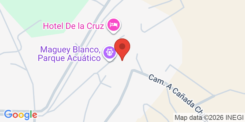 Mapa de la ubicación de Parque Acuático Maguey Blanco