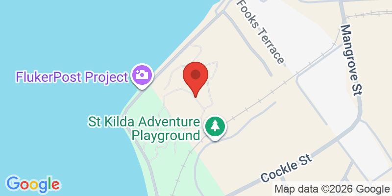 Mapa de la ubicación de St Kilda Adventure Playground