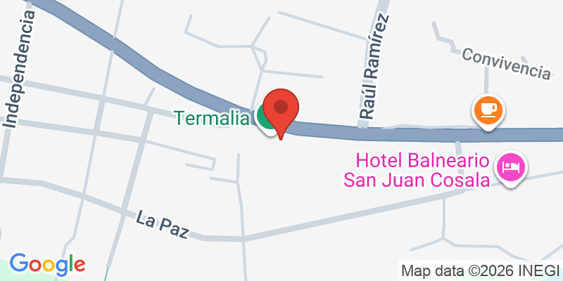 Mapa de la ubicación de Casa Termalia