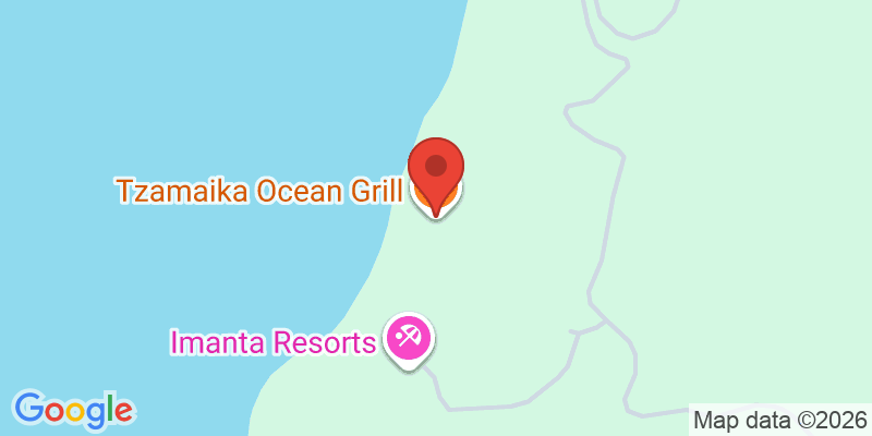 Mapa de la ubicación de Tzamaika Ocean Grill