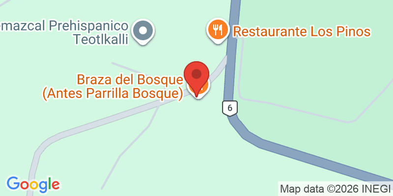 Mapa de la ubicación de Parrilla Bosque