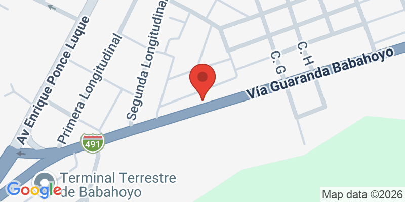 Mapa de la ubicación de Kidzone Babahoyo