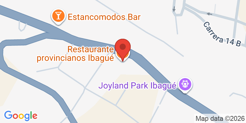 Mapa de la ubicación de La Provincia Ibagué