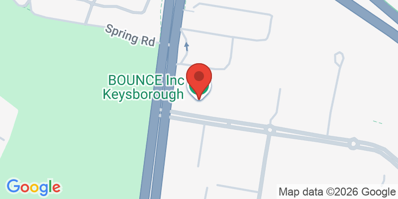 Mapa de la ubicación de BOUNCE Inc Keysborough
