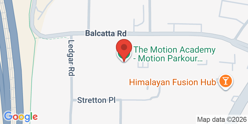 Mapa de la ubicación de The Motion Academy BALCATTA