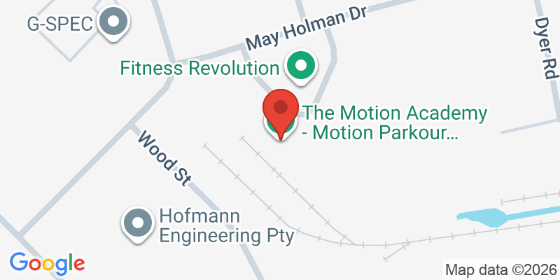 Mapa de la ubicación de The Motion Academy BASSENDEAN