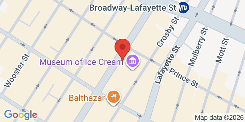 Mapa de la ubicación de Museum of Ice Cream
