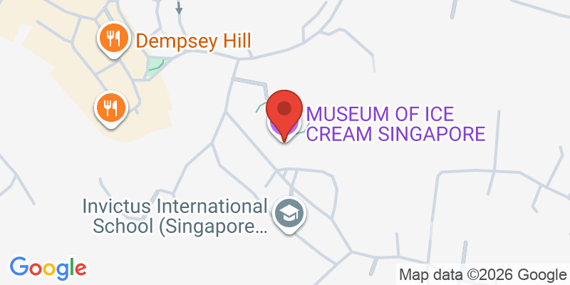 Mapa de la ubicación de Museum of Ice Cream Singapore