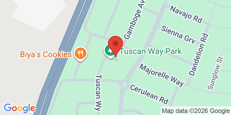 Mapa de la ubicación de Cerulean Park