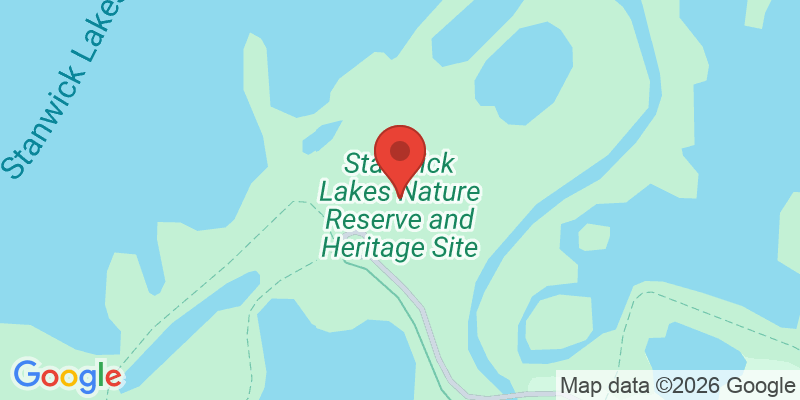Mapa de la ubicación de Stanwick Lakes