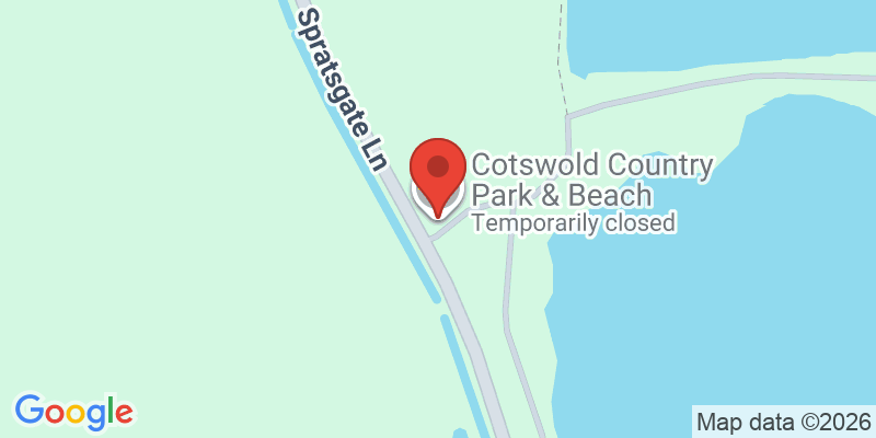 Mapa de la ubicación de Cotswold Country Park & Beach