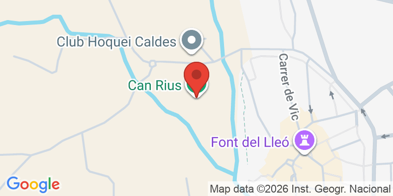 Mapa de la ubicación de Parc de Can Rius