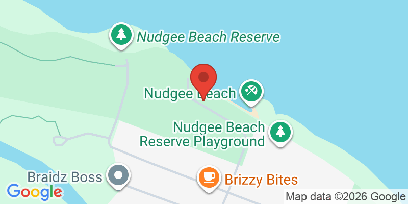 Mapa de la ubicación de Nudgee Beach Reserve
