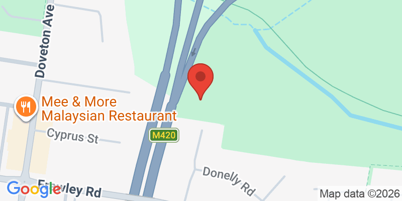 Mapa de la ubicación de Brian J Carroll Reserve Playground